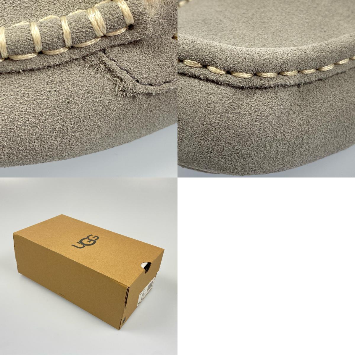 【中古】UGG | アグ ANSLEY ローファー 1106878 モカシンシューズ 25.0cm グレー 25cm