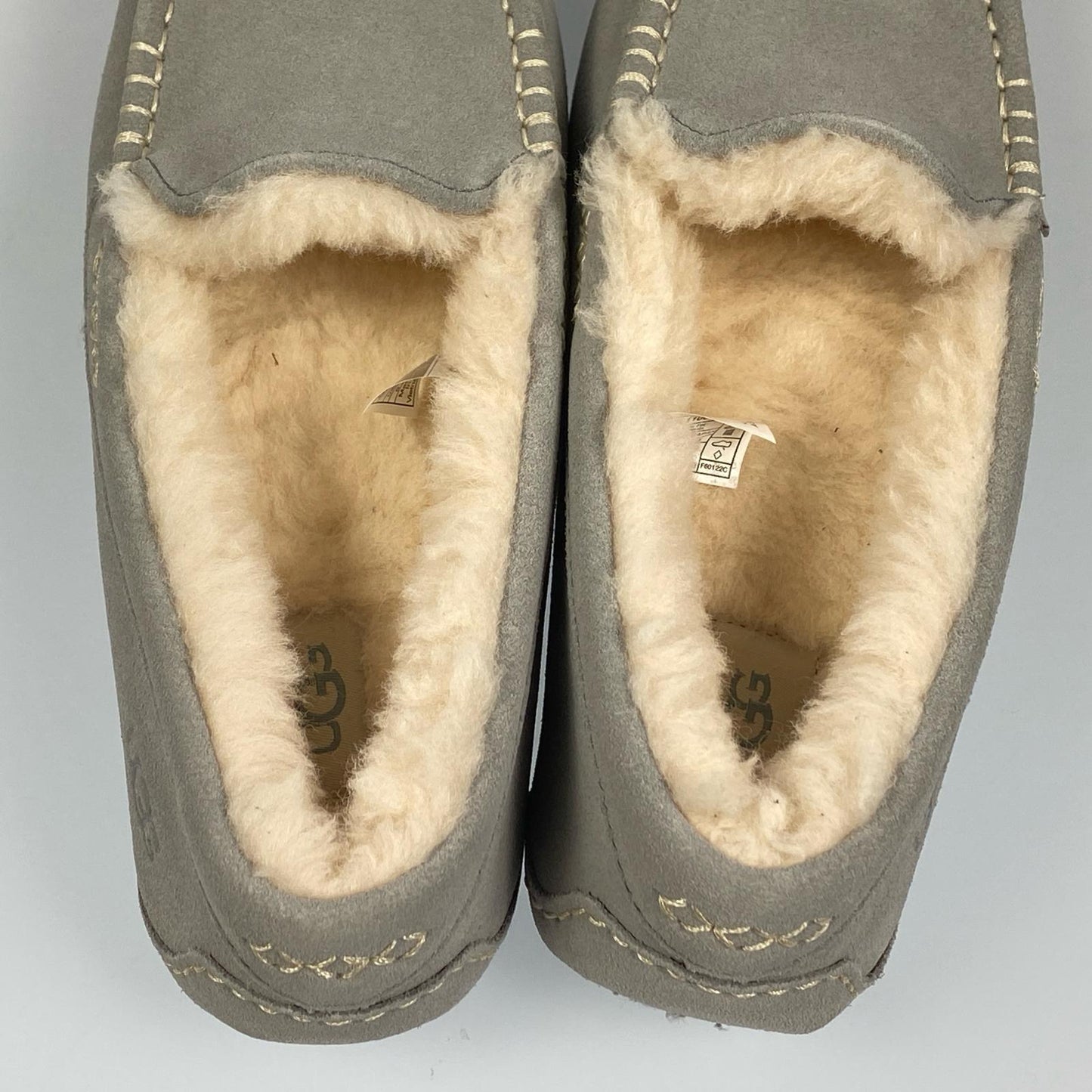 【中古】UGG | アグ ANSLEY ローファー 1106878 モカシンシューズ 25.0cm グレー 25cm