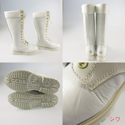 【中古】CEDARCREST | セダークレスト ブーツ CC-2055 ホワイト 24.5cm