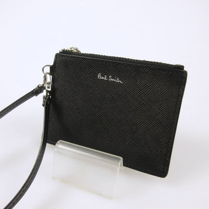 【中古】Paul Smith | ポール・スミス アーティストストライププラー コインケース 845011 W570 ブラック