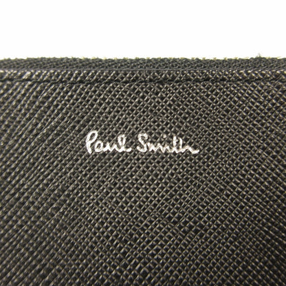 【中古】Paul Smith | ポール・スミス アーティストストライププラー コインケース 845011 W570 ブラック