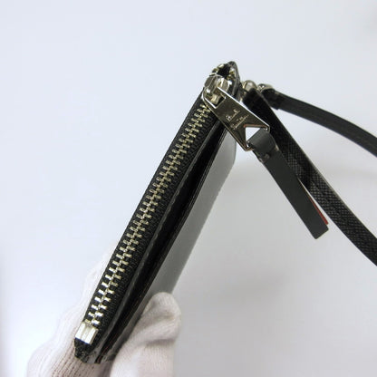 【中古】Paul Smith | ポール・スミス アーティストストライププラー コインケース 845011 W570 ブラック