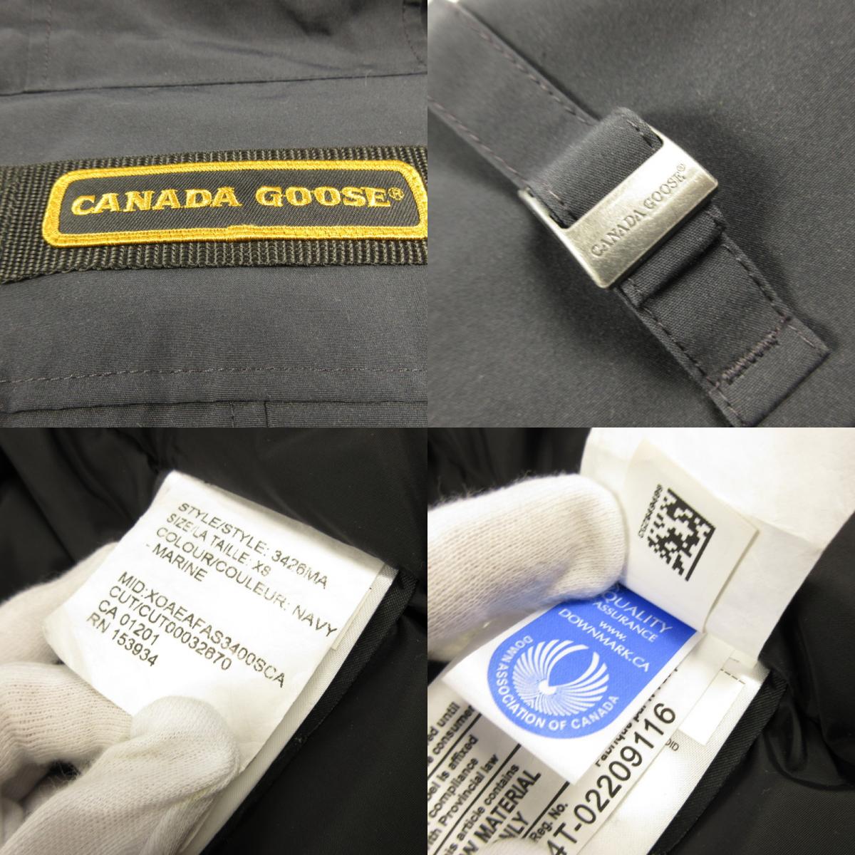 【中古】CANADA GOOSE | カナダグース CHATEAU PARKA FUSION FIT HERITAGE ダウンジャケット 3426MA サザビーリーグ正規品 サイズ：XS