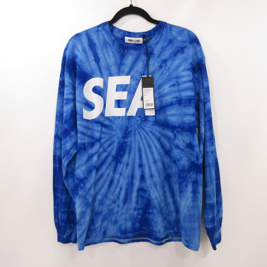 【中古】WIND AND SEA | ウィンダンシーウインダンシー LONG SLEEVE CUT-SEWN TIE-DYE 長袖Ｔシャツ WDS-CS-121 タイダイ サイズ：L