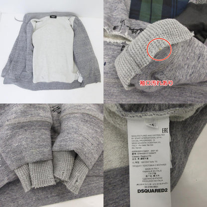 【中古】DSQUARED2 | ディースクエアード Classic Raglan Fit パーカー S74HG0117 グレー サイズ：XL
