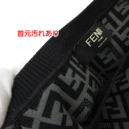【中古】FENDI | フェンディ ブラックファブリックセーター ニット FZY443 AKEW ブラック サイズ：50