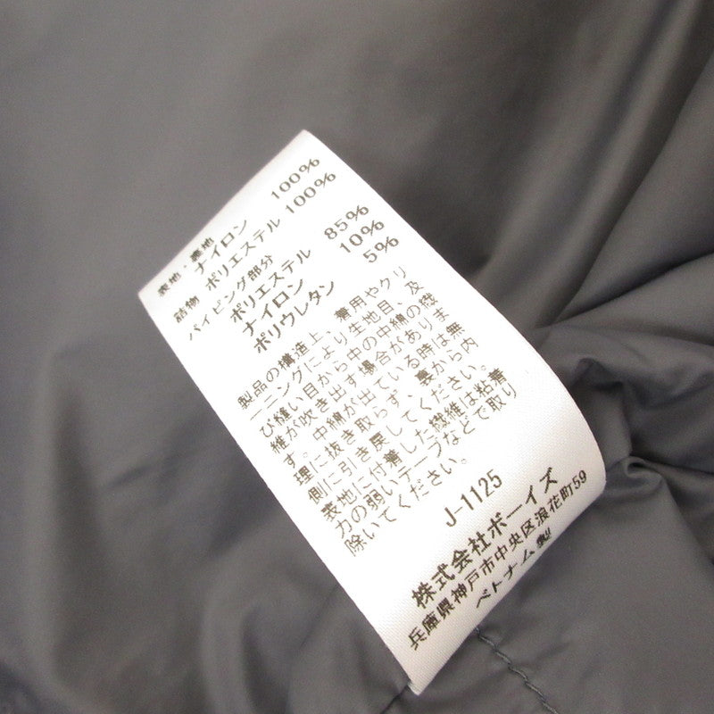 GYMPHLEX | ジムフレックス LIGHT SHADOW RIPSTOP ナイロンジャケット GY-A0560 ブラック サイズ：M