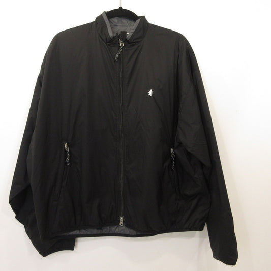 GYMPHLEX | ジムフレックス LIGHT SHADOW RIPSTOP ナイロンジャケット GY-A0560 ブラック サイズ：M