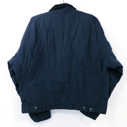 【中古】Cornerstone | コーナーストーン Duck Cloth Work Jacket ブルゾン J763 ネイビー サイズ：L