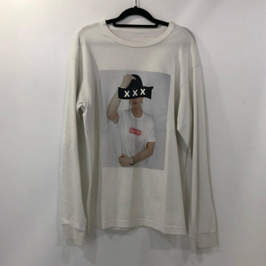 【中古】GOD SELECTION XXX | ゴッドセレクショントリプルエックス ケイトモス 長袖Ｔシャツ ホワイト サイズ：M