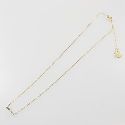 【中古】 メタリックバー ネックレス ゴールド