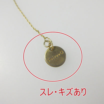 【中古】 メタリックバー ネックレス ゴールド