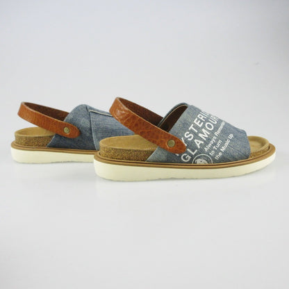 【中古】HYSTERIC GLAMOUR | ヒステリックグラマー サンダル 01191QS05044 ブルー 23cm