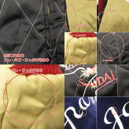 【中古】TAILOR TOYO(東洋エンタープライズ) | テイラートウヨウテイラートーヨー M品番 白虎 日本地図 スーベニアジャケット M18427 ネイビー サイズ：M