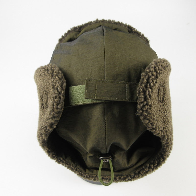 【中古】TIGHTBOOTH PRODUCTION | タイトブースプロダクション DOPE DYED FLIGHT CAP キャップ カーキ サイズ：L
