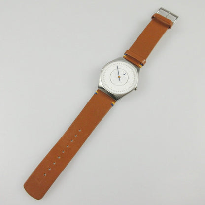 【中古】SKAGEN | スカーゲン GRENEN SOLAR HALO 腕時計 SKW6872 シルバー