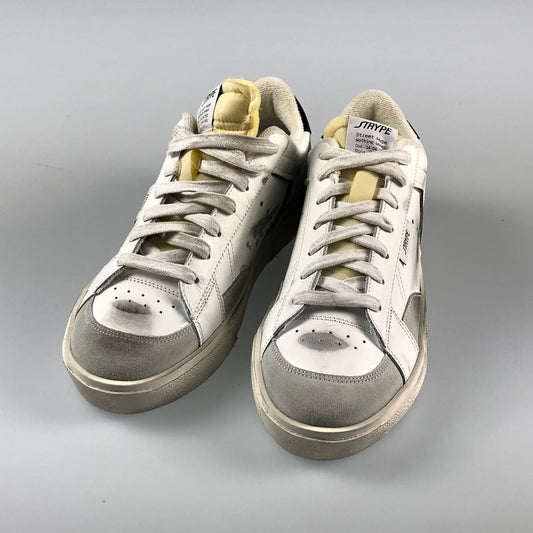 【中古】 WHITE DESTROYED スニーカー ST6001-NER ホワイト
