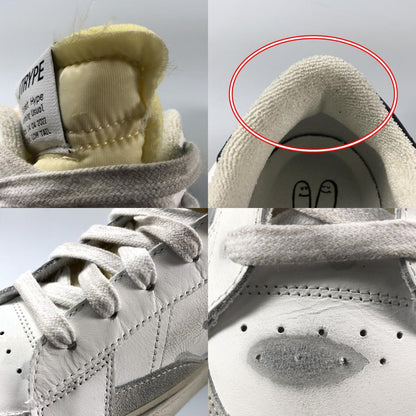 【中古】 WHITE DESTROYED スニーカー ST6001-NER ホワイト