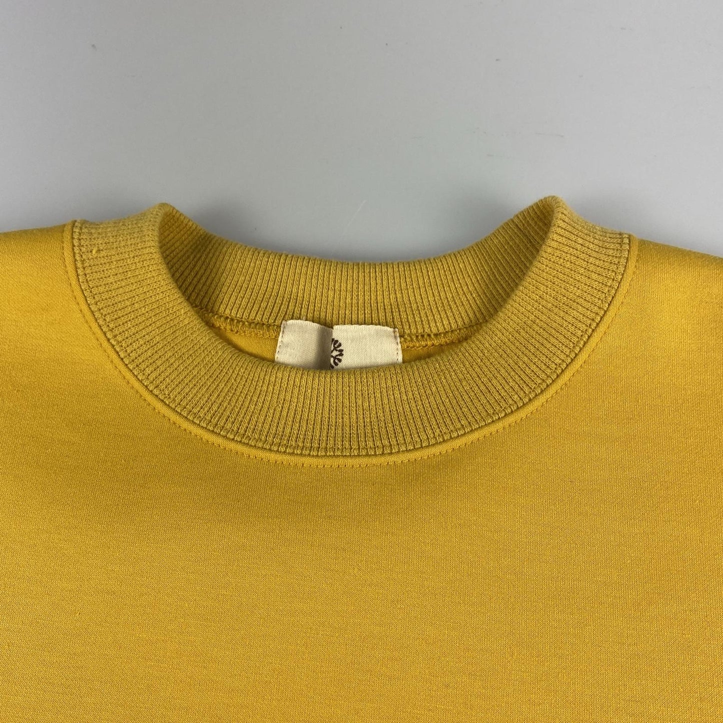 【中古】Seagreen | シーグリーン ECO CARDBOARD KNIT HALF SLEEVE SWEAT SHIRTS スウェット MSEA24S8314-M イエロー サイズ：2