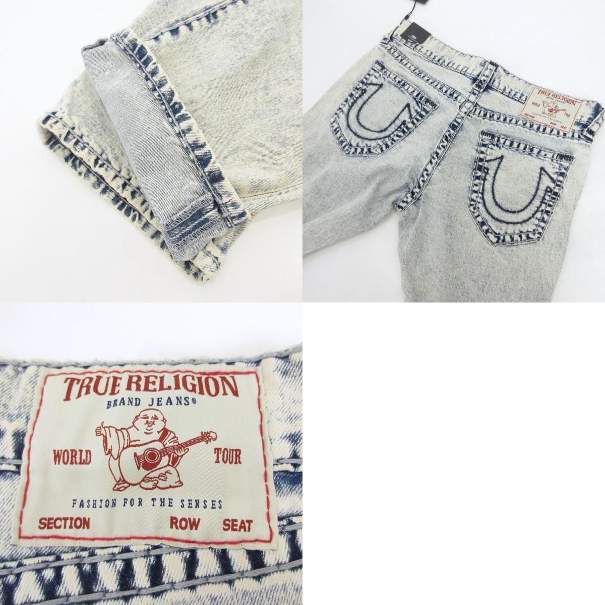 【中古】TRUE RELIGION | トゥルーレリジョン RICKY NO FLAP ROPE SUPER T デニムパンツ 106901-HRML ブルー