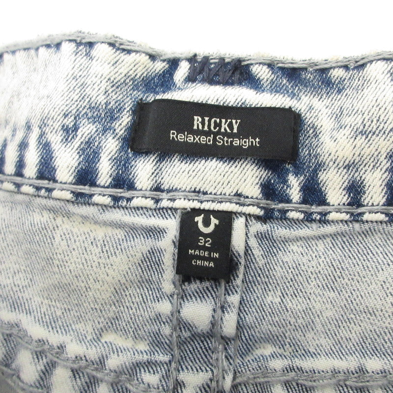 【中古】TRUE RELIGION | トゥルーレリジョン RICKY NO FLAP ROPE SUPER T デニムパンツ 106901-HRML ブルー