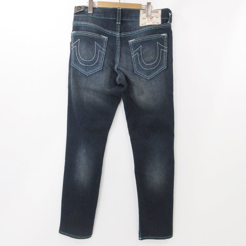 【中古】TRUE RELIGION | トゥルーレリジョン ROCCO NO FLAP MB3 デニムパンツ 107415-IFCD ブルー