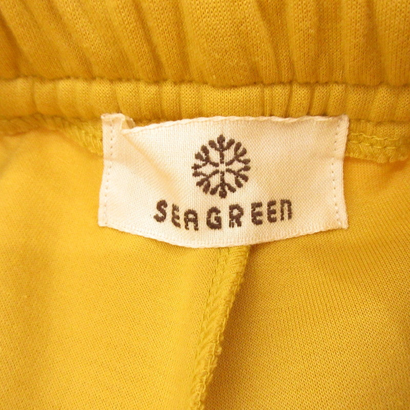 【中古】Seagreen | シーグリーン ECO CARDBOARD KNIT SHORTS ショートパンツ MSEA24S5129-S イエロー サイズ：2