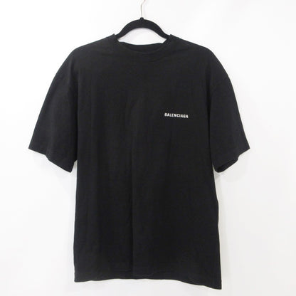 【中古】BALENCIAGA | バレンシアガ Logo ミディアムフィット 半袖Ｔシャツ 612966 TMVF4 ブラック サイズ：XXS