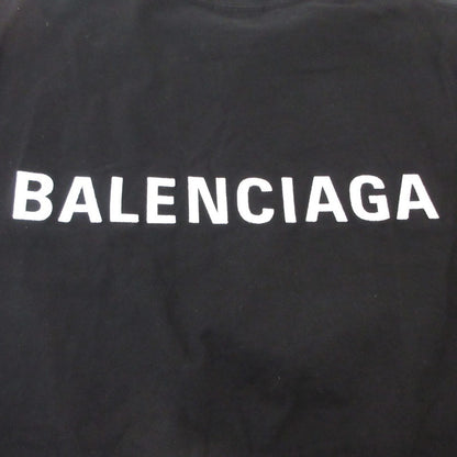 【中古】BALENCIAGA | バレンシアガ Logo ミディアムフィット 半袖Ｔシャツ 612966 TMVF4 ブラック サイズ：XXS