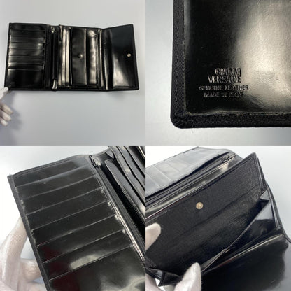【中古】VERSACE | ヴェルサーチ メデューサロゴ 三つ折り財布
