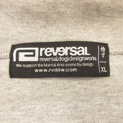 【中古】reversal | リバーサル URBAN SWEAT LOGO TAPE ZIP PARKA パーカー RV21AW303 グレー サイズ：XL
