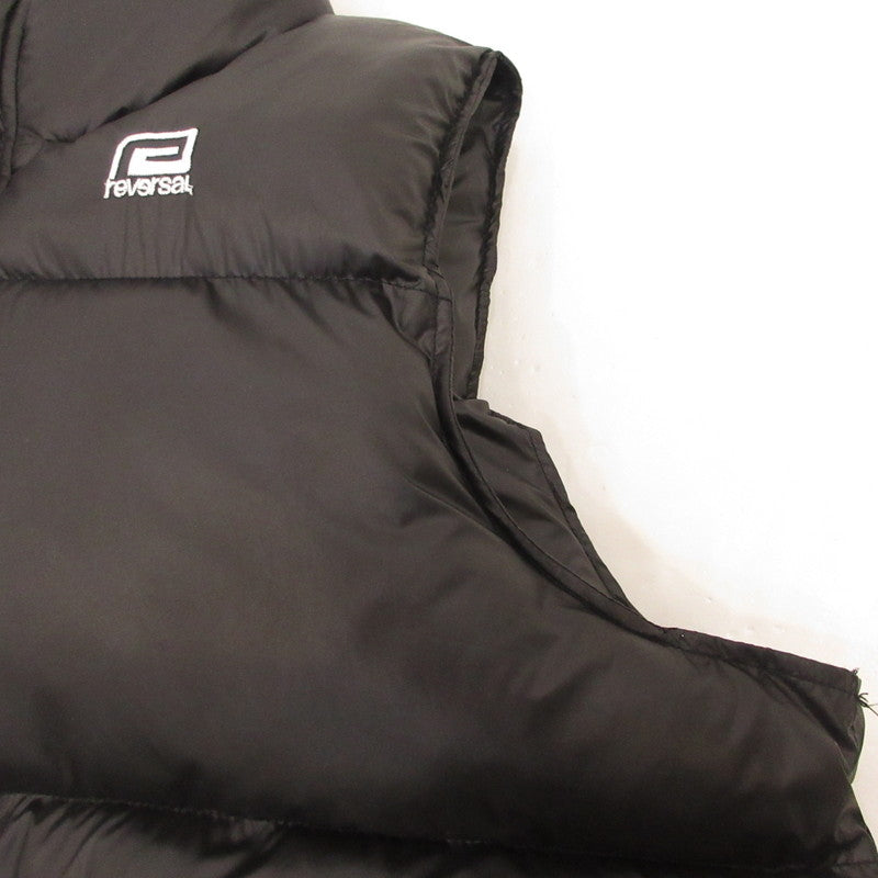 【中古】reversal | リバーサル PUFFER VEST 中綿ベスト RV23AW301 ブラック サイズ：L