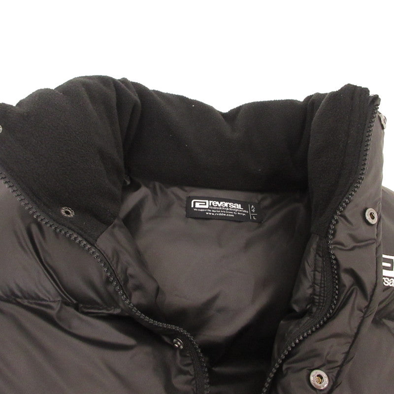 【中古】reversal | リバーサル PUFFER VEST 中綿ベスト RV23AW301 ブラック サイズ：L