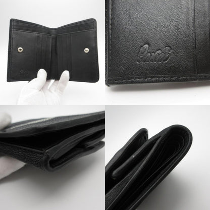 Pami エイ革 Wホック財布 ブラック【姫路東店】