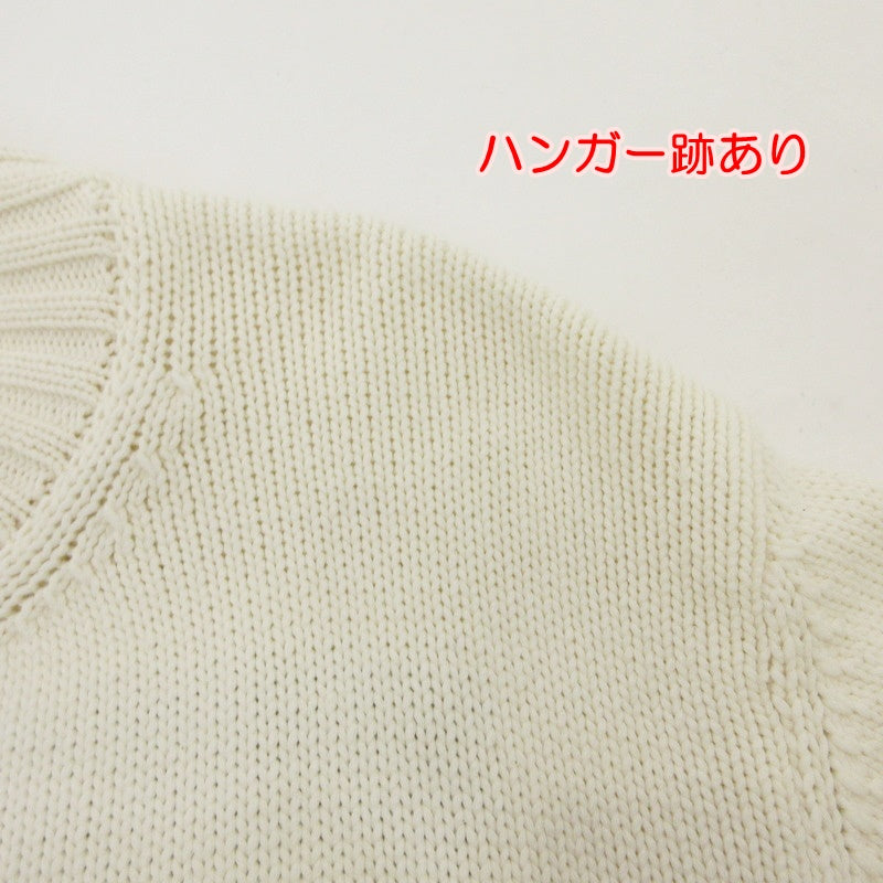 【中古】OFF-WHITE | オフホワイト ARROW DIAG OUTLINE セーター OMHE087F21KNI001 ホワイト サイズ：M