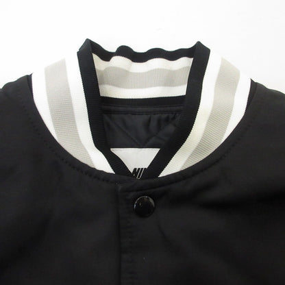 【中古】NIKE | ナイキ SATIN DUGOUT JACKET スタジャン DX0659-010 ブラック サイズ：S