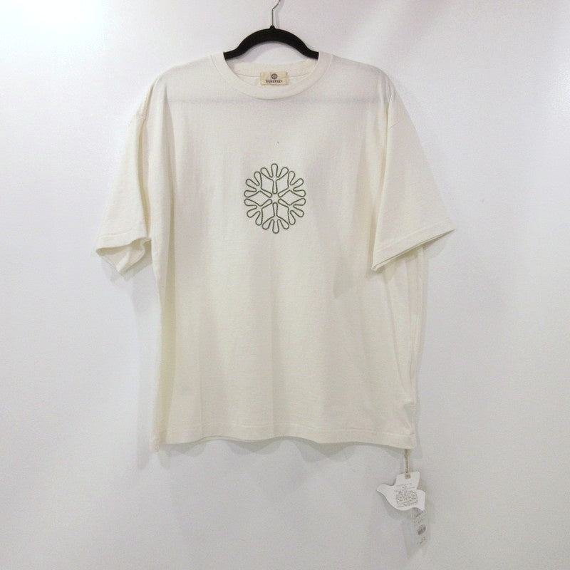 【中古】Seagreen | シーグリーン RECYCLE COTTON LOGO T-SHIRTS 半袖Ｔシャツ MSEA24S8315-M ホワイト サイズ：1