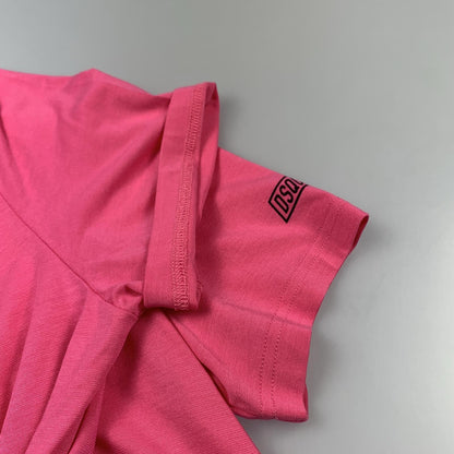 【中古】DSQUARED2 | ディースクエアード Logo Underwear T-Shirt 半袖Ｔシャツ D9M203480 ピンク サイズ：S