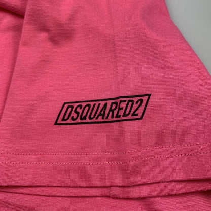 【中古】DSQUARED2 | ディースクエアード Logo Underwear T-Shirt 半袖Ｔシャツ D9M203480 ピンク サイズ：S