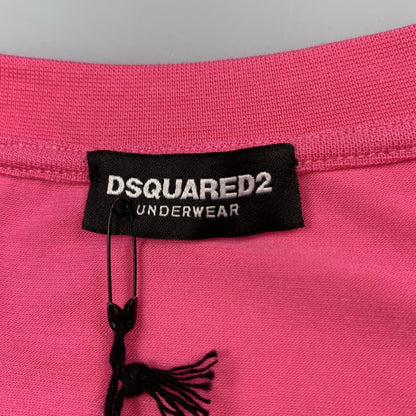 【中古】DSQUARED2 | ディースクエアード Logo Underwear T-Shirt 半袖Ｔシャツ D9M203480 ピンク サイズ：S