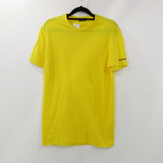【中古】DSQUARED2 | ディースクエアード Logo Underwear T-Shirt 半袖Ｔシャツ D9M203540 イエロー サイズ：S