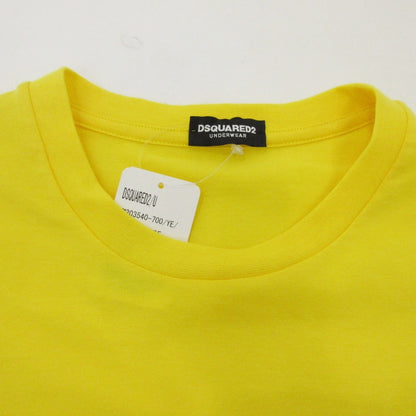【中古】DSQUARED2 | ディースクエアード Logo Underwear T-Shirt 半袖Ｔシャツ D9M203540 イエロー サイズ：S