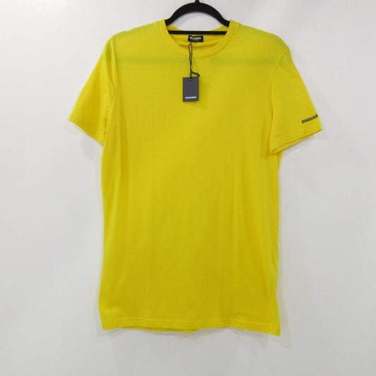 【中古】DSQUARED2 | ディースクエアード Logo Underwear T-Shirt 半袖Ｔシャツ D9M203540 イエロー サイズ：M