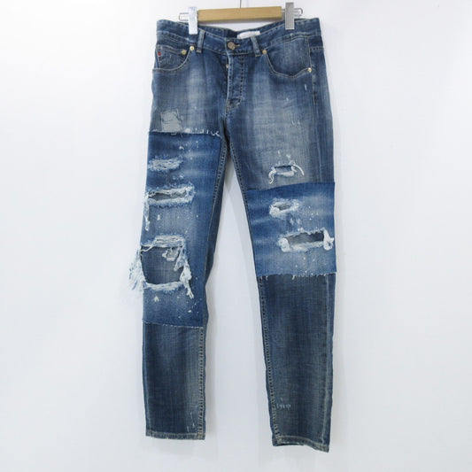 【中古】PREMIUM MOOD DENIM SUPERIOR | プレミアムムードデニムスペリオール PAUL L30 デニムパンツ 910591294177 サイズ:W:32 ブルー