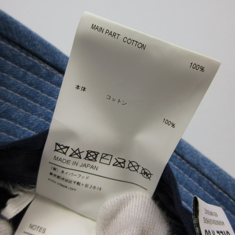 【中古】W)TAPS | ダブルタップス BUCKET 02 HAT ハット 212HCDT-HT19 ブルー