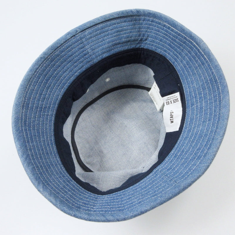 【中古】W)TAPS | ダブルタップス BUCKET 02 HAT ハット 212HCDT-HT19 ブルー