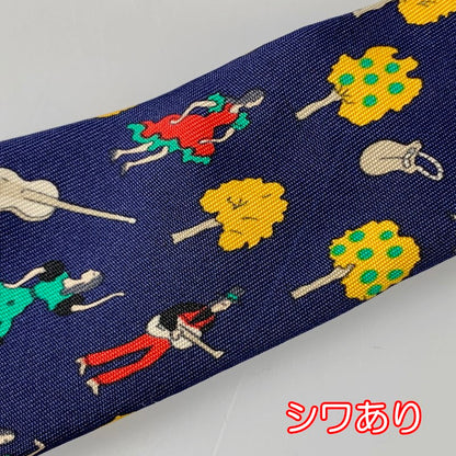 【中古】HERMES | エルメス ネクタイ ブルー