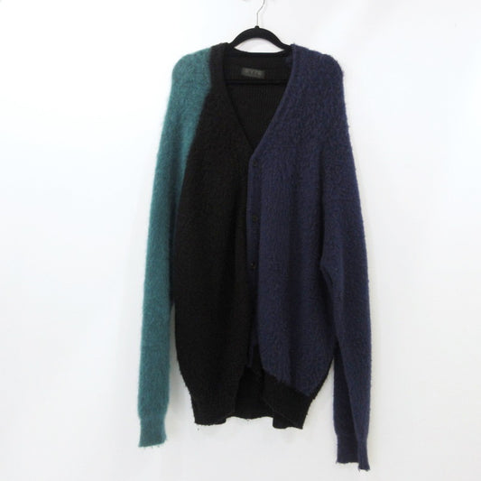 【中古】S'YTE:YOHJI YAMAMOTO | サイトヨウジヤマモト COLOR PANELING MOHAIR CARDIGAN カーディガン UV-K07-616 マルチカラー サイズ：3