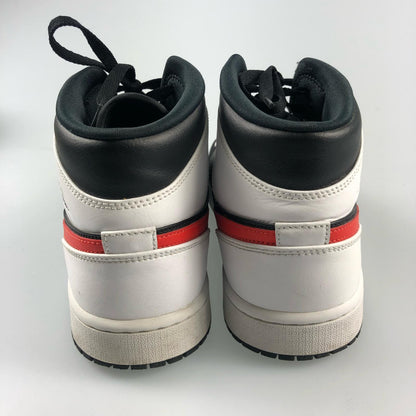 【中古】NIKE | ナイキ AIR JORDAN 1 MID スニーカー 554724-075 ホワイト 28cm
