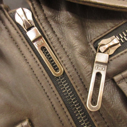 【中古】GalaabenD | ガラアーベント A-2 レザー 87532206-RC-10A ブラウン サイズ：M